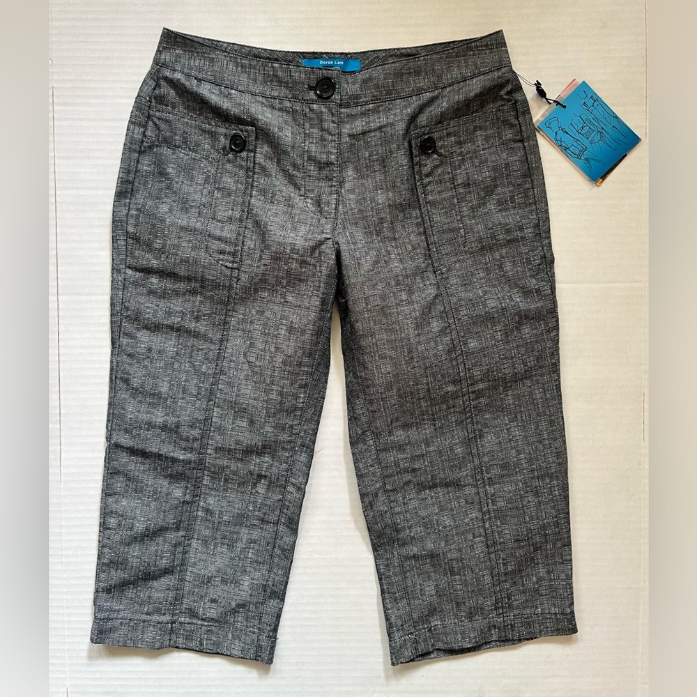 NWT Derek Lam by Design Nation cropped trousers long shorts with pockets size 2